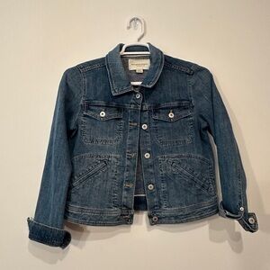 Anthropologie Blue Jean Jacket